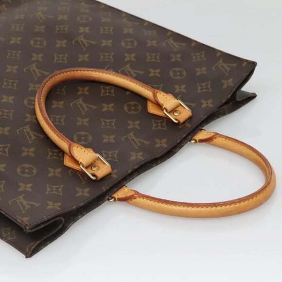 LOUIS VUITTON Monogram Sac Plat Hand Bag M51140 LV Auth 133704 - Picture 7 of 16
